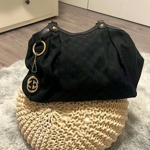 Authentic Gucci Cloth Tote Purse
